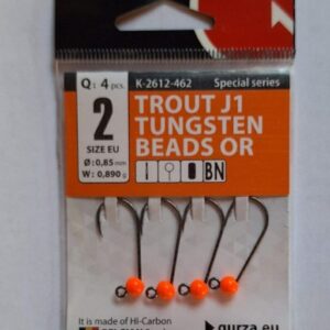 Gurza Trout J1 Orange Gr.2 mit Widerhaken 0,89g