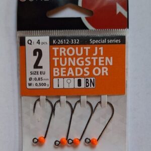 Gurza Trout J1 Orange Gr.2 mit Widerhaken 0,5g