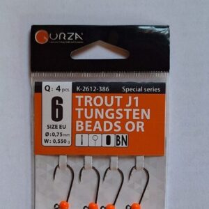 Gurza Trout J1 Orange Gr.6 mit Widerhaken 0,55g