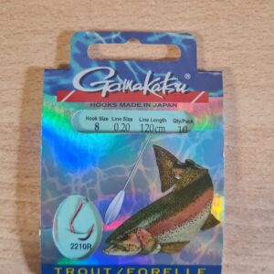 Gamakatsu Trout 2210R Größe 8/120cm