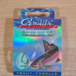 Gamakatsu Trout 2210R Größe 6/120cm